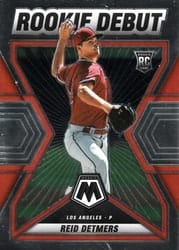 2022 Panini Mosaic Rookie Debut Reid Detmers #RD-11 card