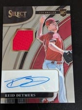 2022 Panini Select Rookie Jersey Autographs Reid Detmers #RJA-RD card