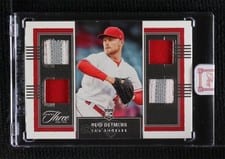 2022 Panini Three and Two Rookie Quad Jerseys Reid Detmers #RQJ-RD card