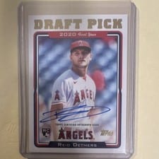 2022 Topps Archives 2005 Topps Draft Picks Autographs Reid Detmers #05DP-RD card