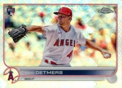 2022 Topps Chrome Logofractor Edition Base Set Reid Detmers #86 card