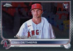 2022 Topps Chrome Update Base Set Reid Detmers #USC90 card