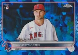 2022 Topps Chrome Update Sapphire Edition Base Set Reid Detmers #US79 card