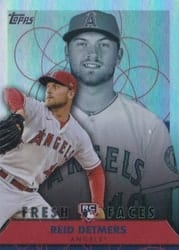 2022 Topps Fresh Faces Reid Detmers #FF-9 card
