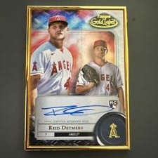 2022 Topps Gold Label Framed Autographs Reid Detmers #FA-RD card