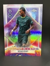 2025 Topps Chrome UEFA Wonderkids Reigan Heskey #WK-2 card