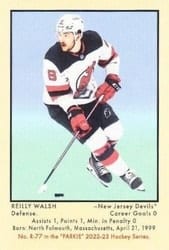 2022-23 Parkhurst Champions 51 Retros Reilly Walsh #R-77 card