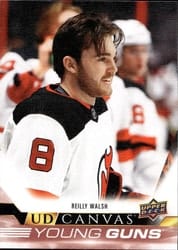 2022-23 Upper Deck UD Canvas Reilly Walsh #C233 card