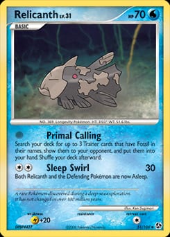 Great Encounters Relicanth #51 card