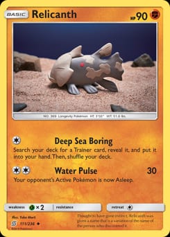 Unified Minds Relicanth #111 card