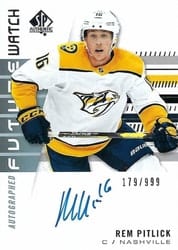 2019-20 SP Authentic Base Set Rem Pitlick #174 card