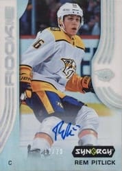 2019-20 Upper Deck Synergy Base Set Rem Pitlick #45 card