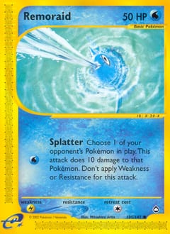 Aquapolis Remoraid #105 card