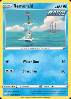 2021 Battle Styles Remoraid #36 card