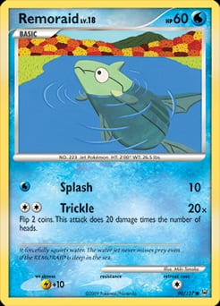 Platinum Remoraid #90 card