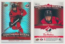 2025-26 Tim Hortons Team Canada Olympic Hockey Northern Stars Renata Fast #NS-14 card