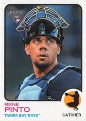 2022 Topps Heritage Base Set Rene Pinto #667 card