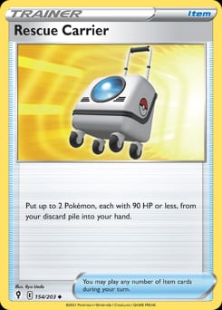 Evolving Skies Rescue Carrier #154 card