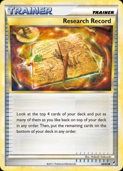 Call of Legends Research Record #84 card