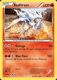 BW Black Star Promos Reshiram #BW23 card