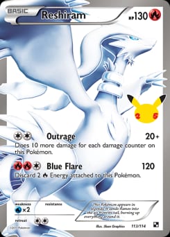 Celebrations: Classic Collection Reshiram #113 card