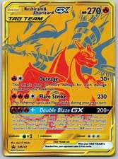 SM Black Star Promos Reshiram & Charizard-GX #SM247 card