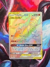 Unbroken Bonds Reshiram & Charizard-GX #217 card