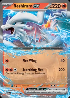 Journey Together Reshiram ex #30 card