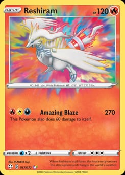 Shining Fates Reshiram #17 card