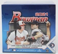 Retail Box 2021 Bowman 1st Edition card