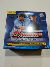 Retail Box 2021 Bowman Draft Sapphire card