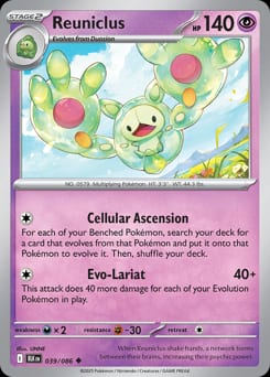 Black Bolt Reuniclus #39 card