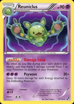 Black & White Reuniclus #57 card