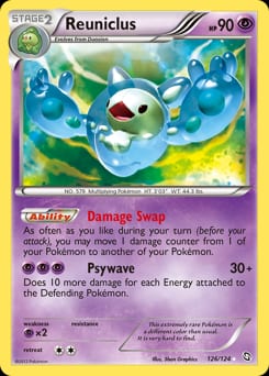 2012 Dragons Exalted Reuniclus #126 card