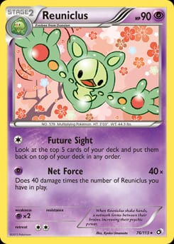 Legendary Treasures Reuniclus #76 card