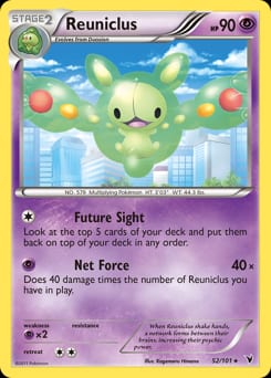 Noble Victories Reuniclus #52 card