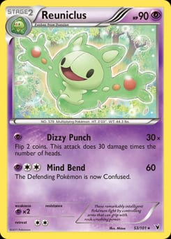 Noble Victories Reuniclus #53 card