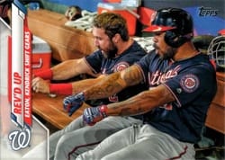 2020 Topps Base Set Rev'd Up (Adam Eaton / Howie Kendrick) #640 card
