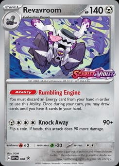 Scarlet & Violet Black Star Promos Revavroom #8 card