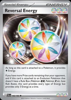 Paldea Evolved Reversal Energy #192 card