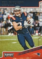 2018 Panini Playoff Base Set Rex Burkhead #130 card