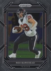 2022 Panini Prizm Base Set Rex Burkhead #115 card