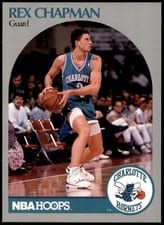 1990-91 Hoops Base Set Rex Chapman #51 card