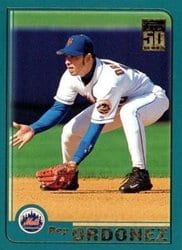 2001 Topps Base Set Rey Ordonez #452 card