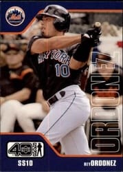 2002 Upper Deck 40-Man Base Set Rey Ordonez #820 card