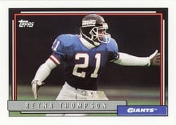 1992 Topps Base Set Reyna Thompson #9 card