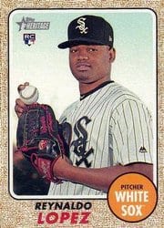 2017 Topps Heritage Base Set Reynaldo Lopez #529 card