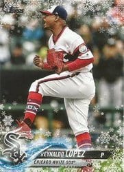 2018 Topps Holiday Base Set Reynaldo Lopez #HMW122 card