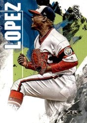 2019 Topps Fire Base Set Reynaldo Lopez #181 card