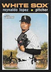 2020 Topps Heritage Base Set Reynaldo Lopez #344 card